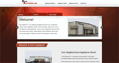 Desktop Screenshot of kirchappliance.com